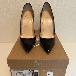 Christian Louboutins Patent So Kate heels gently worn.